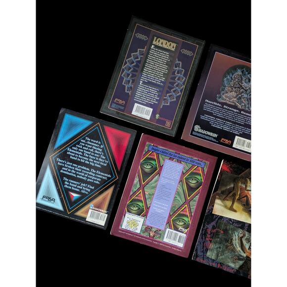 Shadowrun Lot of 7 Sourcebooks Unleash Your Inner Abilities Missing Blood 1990 - Picture 7 of 16